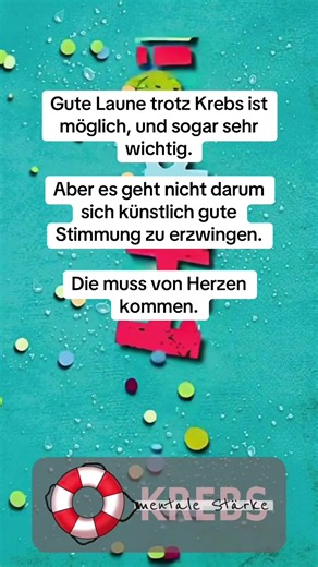 Lass dich nicht vom Krebs unterkriegen! Mit unserem Programm „Mentale Stärke - Krebs“ wollen wir allen helfen an sich und ihrem Selbstbewusstsein zu arbeiten! #krebs #krebskämpfer #mentalestärkekrebs #krebskrank