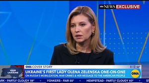 EXCLUSIVE: In a new interview, First Lady Olena Zelenska told ABC News' Amy Robach that she hoped an end to the war in Ukraine was near. https://gma.abc/3SdVSLD | Good Morning America