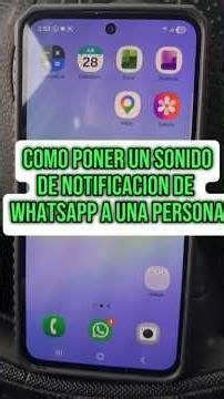 How to set a custom WhatsApp notification sound for a specific person #tricks #tips #whatsapp
