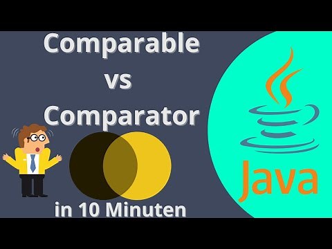 Comparable und Comparator in Java | Java Tutorial für Fortgeschrittene