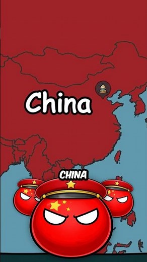 What If China 🇨🇳 Won Every War? #countryballs