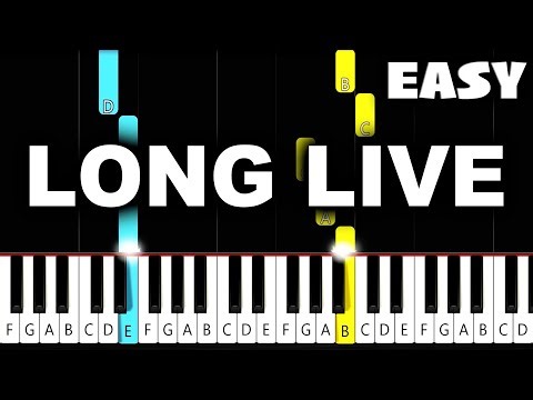 Taylor Swift - Long Live - EASY Piano Tutorial