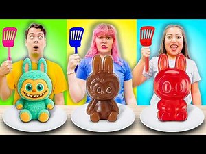 Gummy vs Chocolate vs REAL Food Challenge | Funny & Crazy Food Challenges by Sweedee