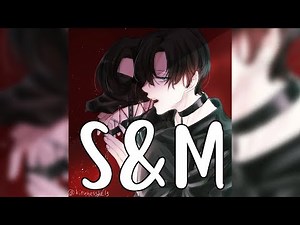 Nightcore - S&M [male]