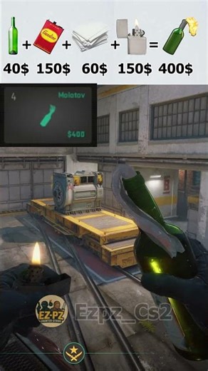 In #CS2 The most dangerous bottle in the world… what is it made of ? ⚠️