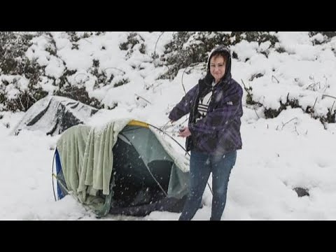 Helping the homeless during the snow storm