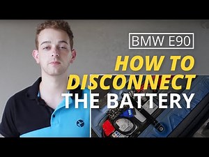 How to Disconnect the Battery on an E90