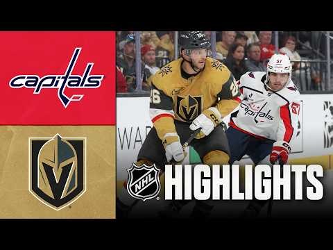 Capitals vs. Golden Knights | NHL Highlights | March 28, 2026