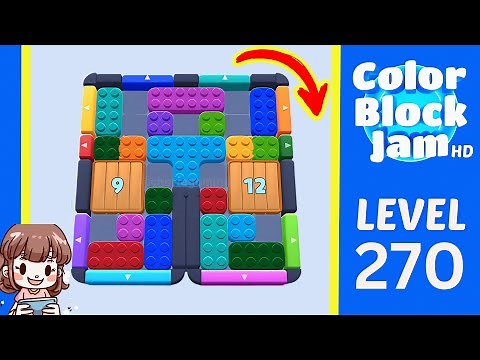 Color Block Jam Level 270 Solution Walkthrough