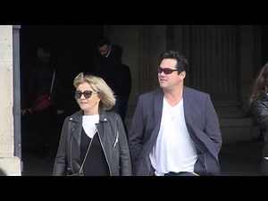 EXCLUSIVE : Dean Cain and wife at the Louvre museum in Paris
