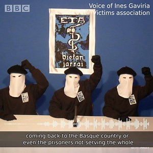 12K views · 54 reactions | The Basque militant group ETA says it's disbanding after decades of violence. But victims' groups say they still want justice. | BBC World Service | Facebook