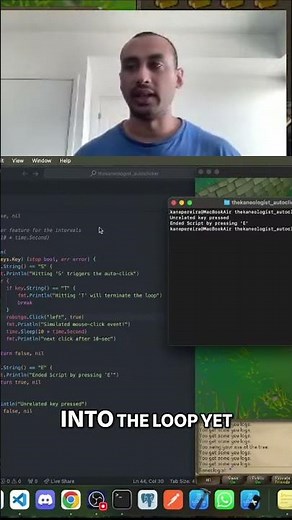 Go Run Main: Key Press Detection and Kill Switch #shorts