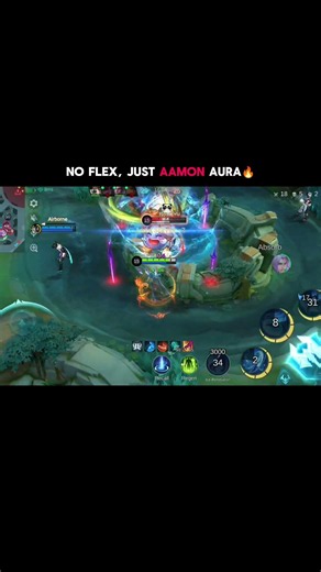 Aamon's aura diff💀