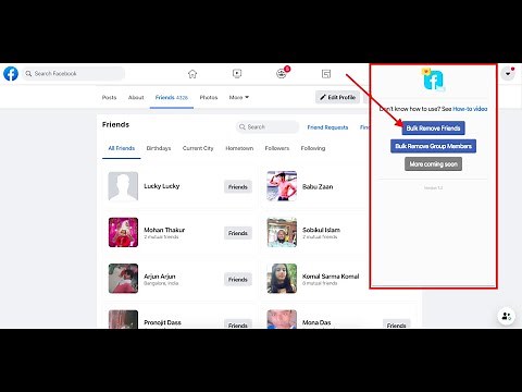 100% Working: How to Bulk Remove Friends on Facebook in 2025 on Latest Design - F Magic