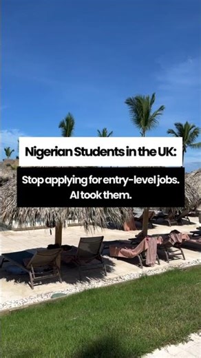 Nigerian Students in the UK: Stop applying for entry-level jobs. AI took them.