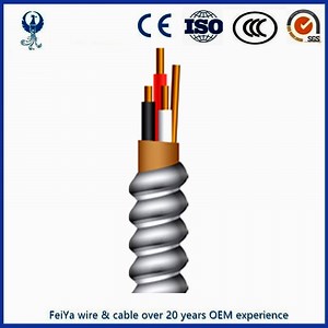 [Hot Item] 600 Volts Oil Impregnated Kraft Paper Binder XLPE Insulation AC90 3c8 Armoured Cables