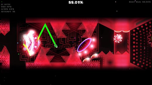 Challenging Level in Geometry Dash
