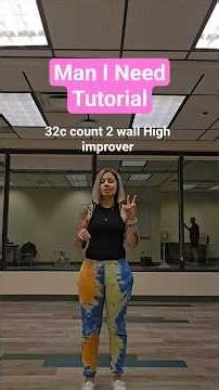 Man I Need line dance Tutorial Choreo: Julianne Hartman #linedance #tutorial #sarabteachin