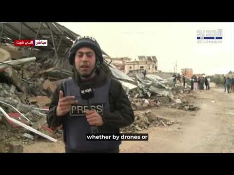 Scene of widespread destruction in Nabi Chit as residents of the area make an urgent appeal