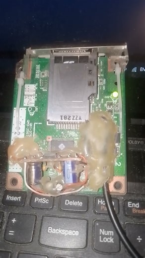 #diy #salvaged #usb #sd #cf card reader from dead #canon mp520 multi function #printer with vrm pcb