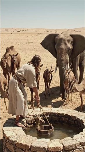 Jesus Gave Water to Animals in the Dry Desert 🕊️💧 #solomons #nazarene #solomon