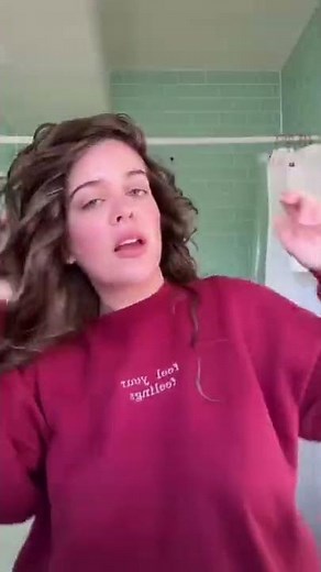 Pixie Diffusing My Wavy Hair Upside Down