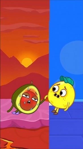 ❄️🔥 Learn Opposites in Hot VS Cold Room Challenge | Educational Videos For Kids