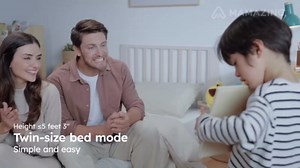 MAMAZING EvoNest Baby Crib, 6 in 1 Convertible Mini Crib with Wheels, 100% New Zealand Solid Wood Growing Bed, 4 Adjustable Mattress Height，Washed Natural