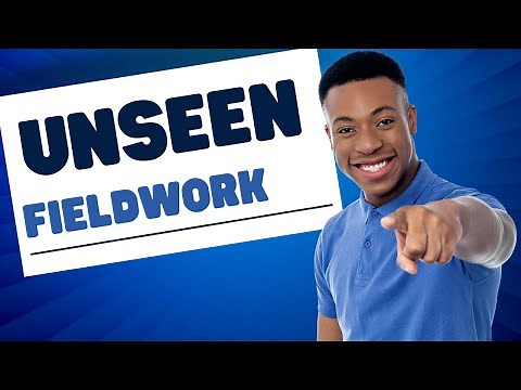 AQA GCSE Geography Paper 3 Revision: Unseen Fieldwork