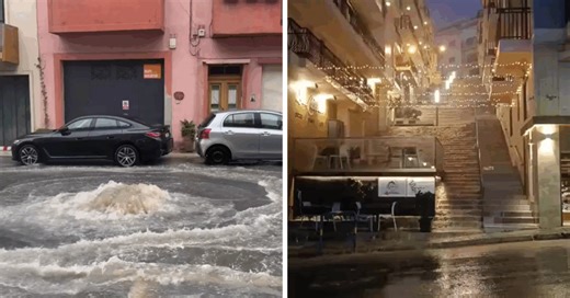 Watch: Streets Flood During Yesterday's Storm
