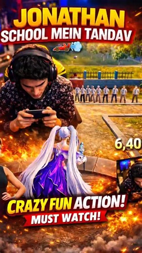 JONATHAN GOD-LEVEL CAR CLUTCH IN SCHOOL! (PART 1) 😱🔥 #jonathangaming #shorts