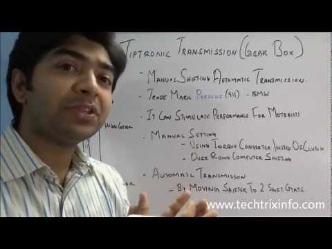 How tiptronic transmission (Gear box) works. ✔