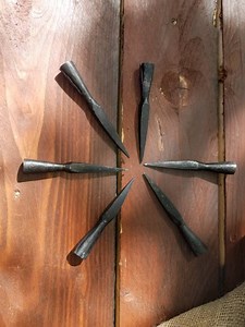 Hand Forged Needle Bodkin Arrowheads – 6 Pack Medieval Iron Arrow Tips, Blacksmith Made in USA - Etsy