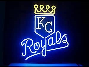Queen Sense 17"x14" Kansas City Sports Royal Neon Light Man Cave Bar Pub Beer Gift Neon Lamp Neon Sign A117KCR