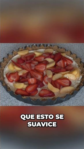 Pie Helado de Yogurt con Frutas