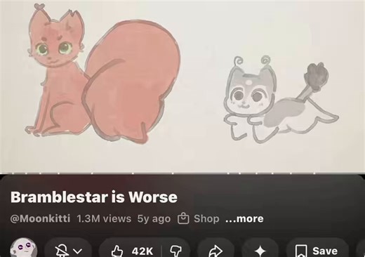 It's actually crazy the amount of hate there was towards squirrel flight in the fandom up until like 2014. I remember arguing with people who fully believed that ashfur's actions were justified in YouTube comment sections and my own school class.