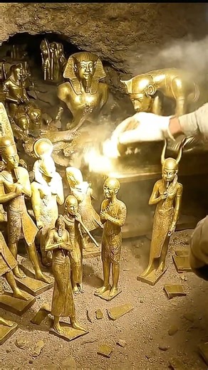 Exploring a Sealed Ancient Egyptian Gold Chamber for the First Time