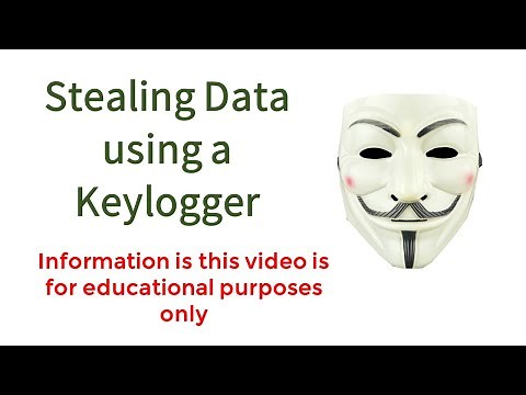 How to steal someone’s data without them knowing. Using a keylogger. CISSP, Security+, CEH.