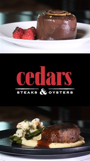 Foxwoods Resort Casino on Instagram: "‘Tis the season for unforgettable flavors. 🎄✨ Celebrate the holidays with our limited-time Christmas menu at Cedars Steaks & Oysters — crafted to make your season delicious. Reserve your table and taste the magic at the link in bio. 🍽️"