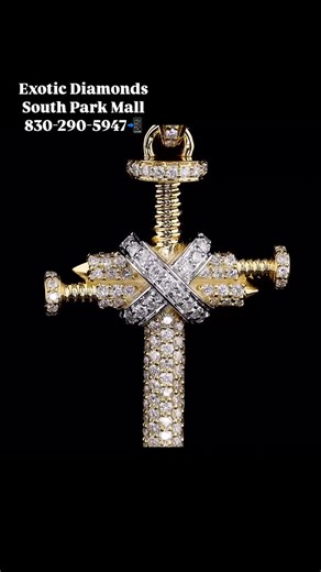 Exotic Diamonds on Instagram: "🙏✨ A beautiful expression of faith and style — check out this custom diamond cross handcrafted with precision and passion by Exotic Diamonds. Whether it’s a meaningful gift or a personal statement piece, we create unique custom jewelry to match your vision. 💎 We bring your ideas to life with luxury, quality, and unbeatable prices. Come see why San Antonio trusts us for all things exotic and elegant. 📍 Exotic Diamonds – South Park Mall, San Antonio, TX 📞 Call or