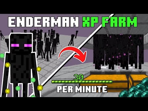 Best Enderman XP Farm Minecraft | Xp farm tutorial 1.21