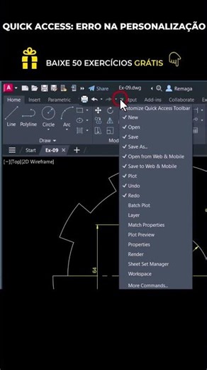 AutoCAD: Como Personalizar a Quick Access Corretamente