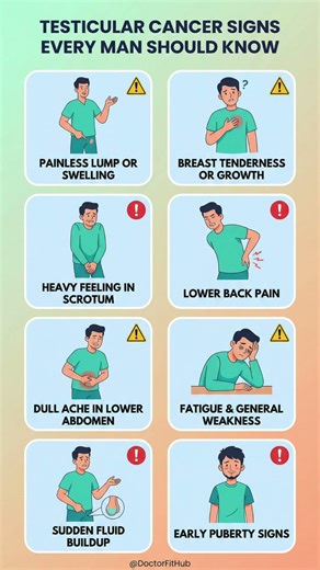 Testicular Cancer Signs Every Man Should Know | Early Detection Saves Lives #doctorfithub
