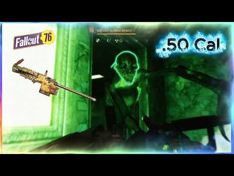 .50 Cal vs Enemies | FO76 | Weapon