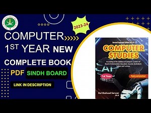 Class 11 computer new book complete PDF Sindh Board Karachi Link in Description. Session (2023-24)
