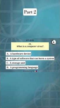 ICT - Information Communication Technology QUIZ part 2