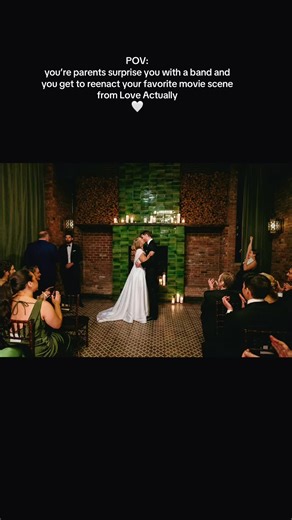 Recreating Iconic Love Actually Scenes at Weddings
