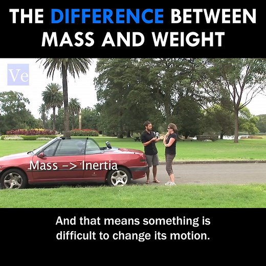 What's the Difference Between Mass and Weight? 🏋️‍♂️ | Veritasium