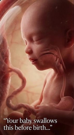How Does a Baby Swallow Amniotic Fluid Before Birth? 👶💧 #pregnancy
