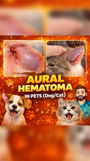 Aural Hematoma // Otitis externa // Hematoma in dog // Ear disease // swelling in ear pinna of dog